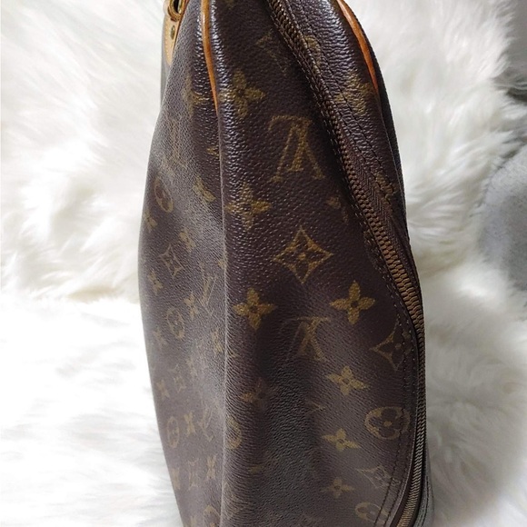 Authentic Louis Vuitton Brown Monogram Canvas Excursion Shoe Travel Bag - Picture 9 of 12